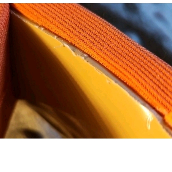 Women's Orange Cuccoo Block Heel Square Toe Slide Shoes Size 38 EU Pre-owned - Picture 9 of 12